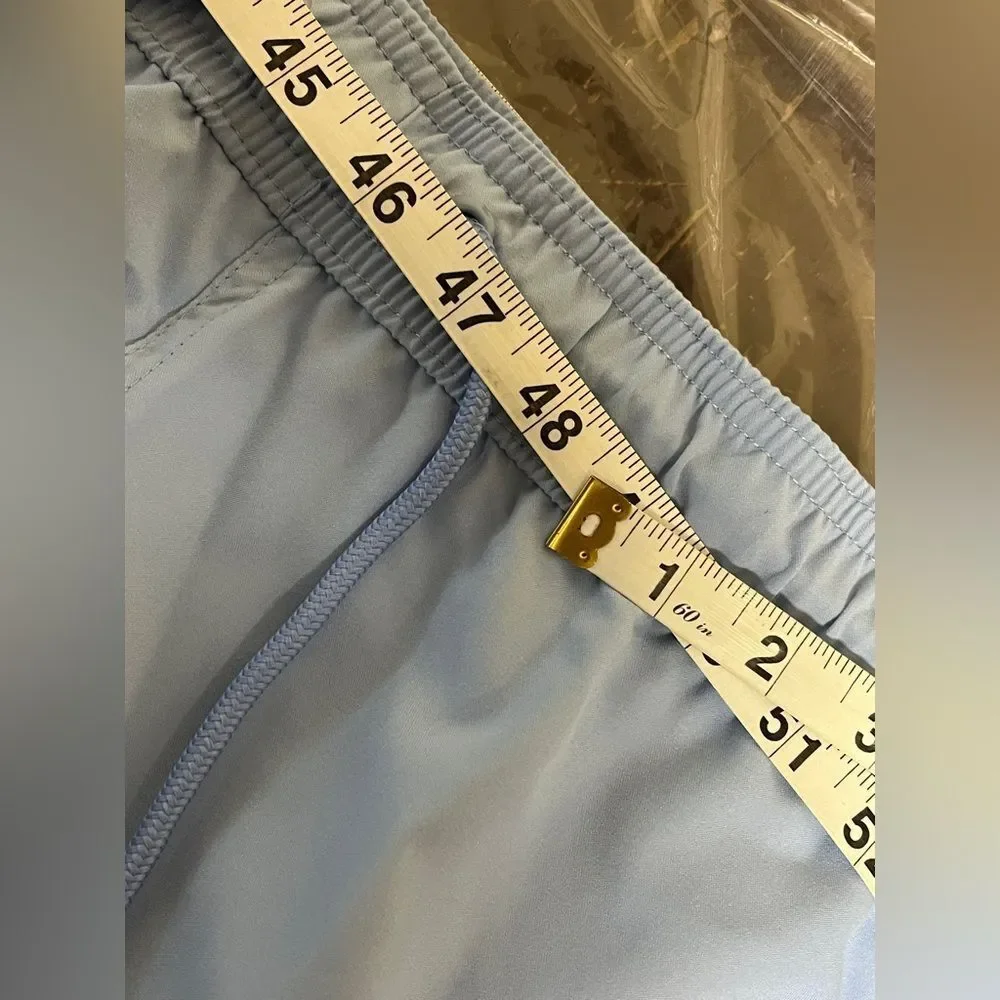 NWT George Men's Solid Light Blue Swim Shorts Swim Trunks Sz 3XL (48 - 50)
